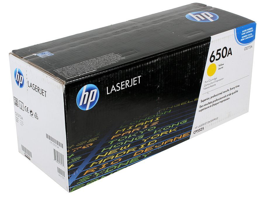 Картридж HP 650A [ CE272A ] (yellow, до 15000 стр) Color LJ CP5520